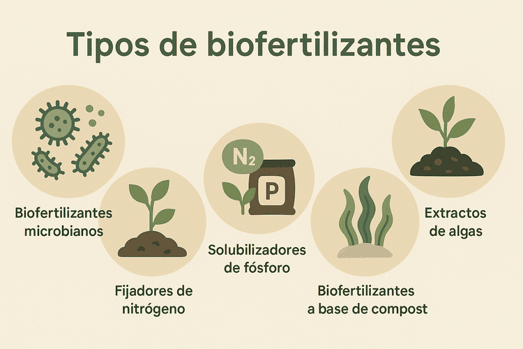 Tipos de biofertilizantes
